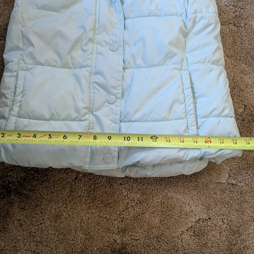 Old Navy Light Blue Quilted Puffer Vest - Picture 4 of 5